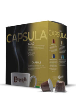 Miscela Oro - 50 Capsule Espresso Ricco e Vellutato | Caffè Campetelli