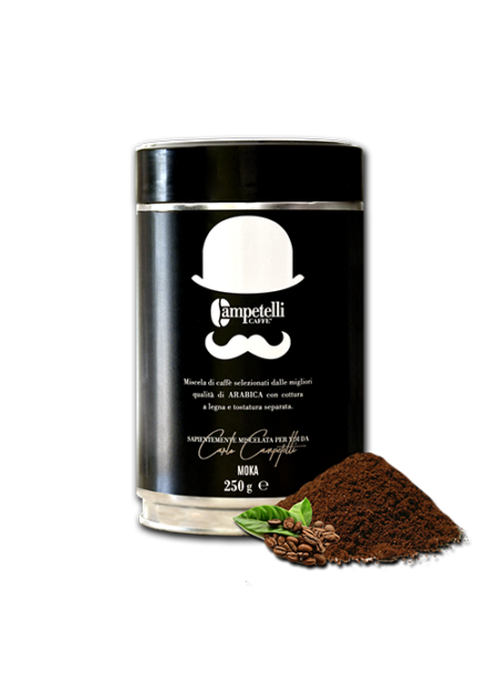 Miscela nera in barattoli da 250 g