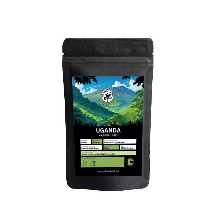 Uganda-lavato-jumbo Busta caffè Uganda Lavato Jumbo